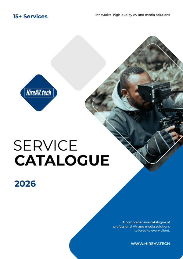 Service Catalogue 2026 Front Cover